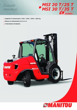 Terepjáró targoncák Manitou MSI 25 T
