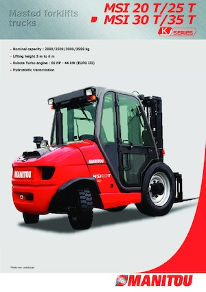 Terepjáró targoncák Manitou MSI 30 T