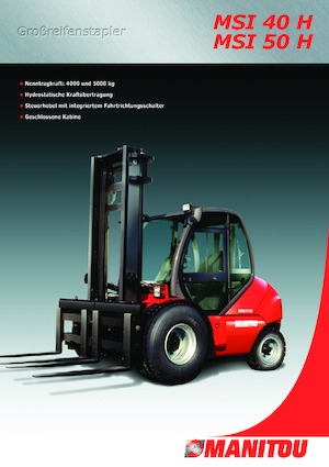 Terepjáró targoncák Manitou MSI 50 H