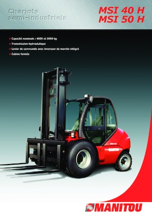 Terepjáró targoncák Manitou MSI 50 H