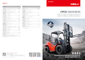 Terepjáró targoncák Heli CPCD25