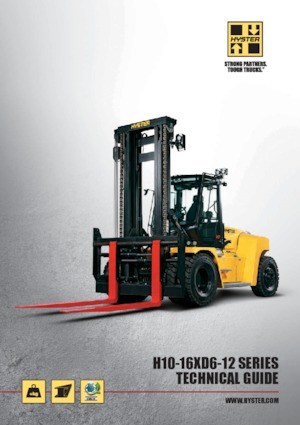Terepjáró targoncák Hyster H16XD6