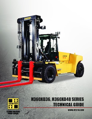 Terepjáró targoncák Hyster H360XD48