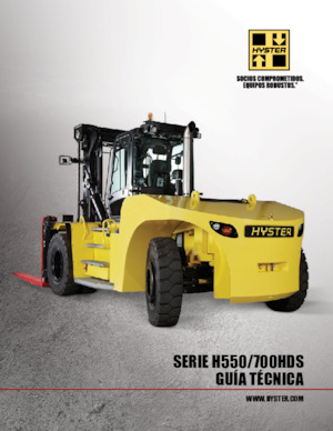 Terepjáró targoncák Hyster H550HDS