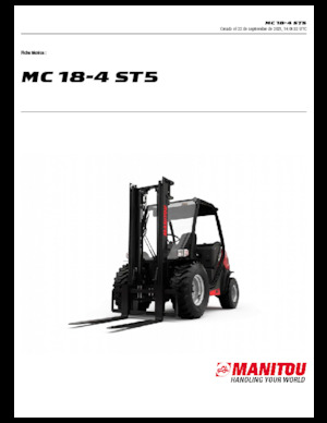 Terepjáró targoncák Manitou MC 18-4
