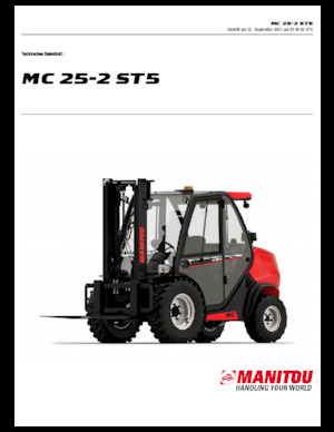 Terepjáró targoncák Manitou MC 25-2