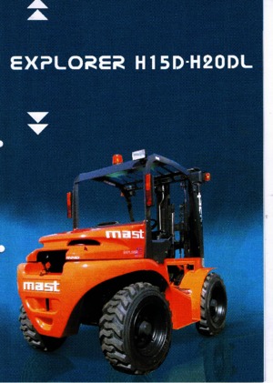 Terepjáró targoncák Mast Explorer H 20 DL