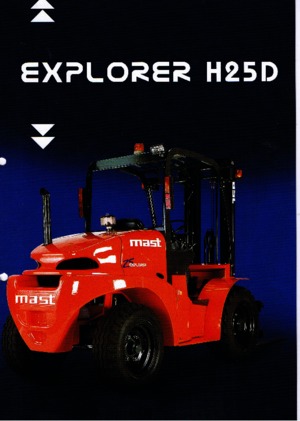 Terepjáró targoncák Mast Explorer H 25 D