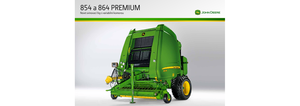 Körbálázók John Deere 854 Premium