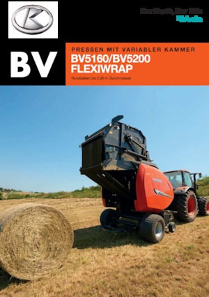Körbálázók Kubota BV5160 SC 14