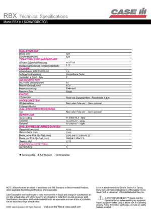 Körbálázók Case IH RBX 341 IS