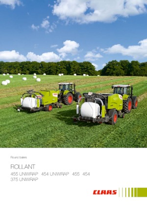 Körbálázók Claas Rollant 455 RC Uniwrap 