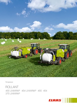 Körbálázók Claas Rollant 455 RC Uniwrap 