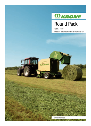 Körbálázók Krone Round Pack 1250 MC