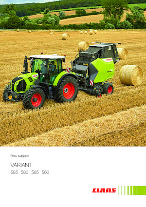 Körbálázók Claas Variant 580 RC Pro