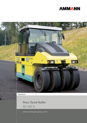 Gumihengerek Ammann AP 240 H