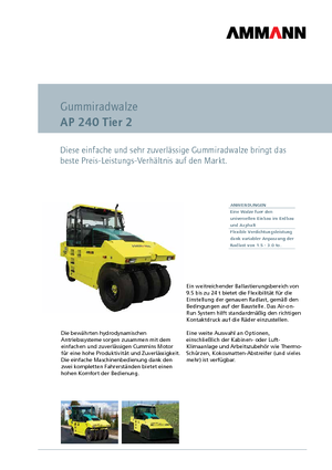 Gumihengerek Ammann AP 240 T2