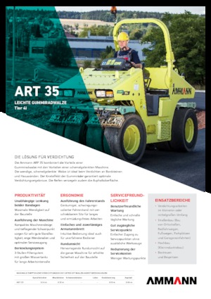Gumihengerek Ammann ART 35