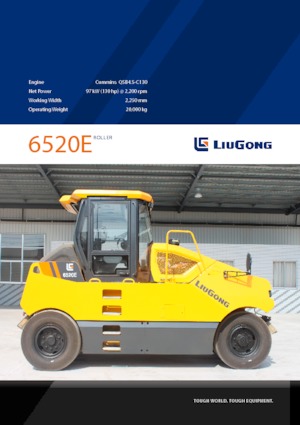Gumihengerek Liugong 6520E 