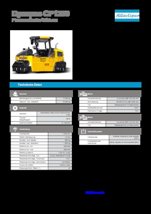Gumihengerek Dynapac CP 1200