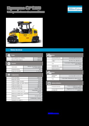 Gumihengerek Dynapac CP 1200 