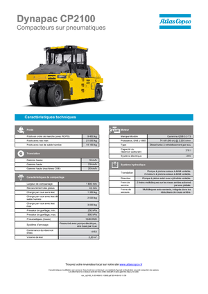 Gumihengerek Dynapac CP 2100