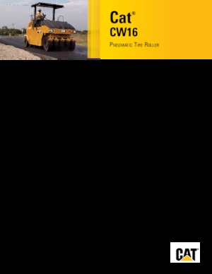 Gumihengerek Caterpillar CW16