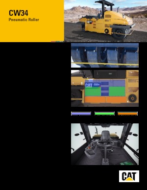 Gumihengerek Caterpillar CW34