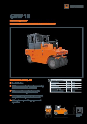 Gumihengerek Hamm GRW 18