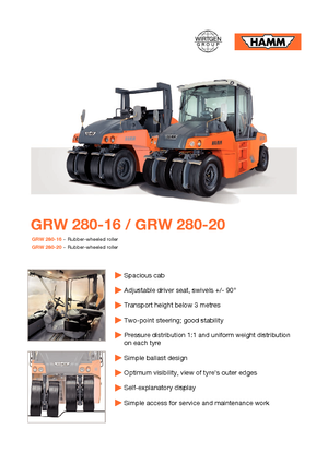 Gumihengerek Hamm GRW 280-16