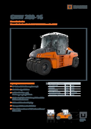 Gumihengerek Hamm GRW 280i-16