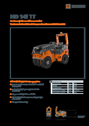 Gumihengerek Hamm HD 14i TT