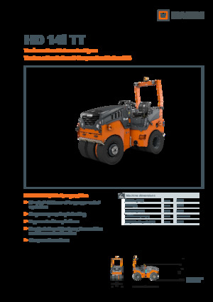 Gumihengerek Hamm HD 14i TT