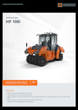 Gumihengerek Hamm HP 100i