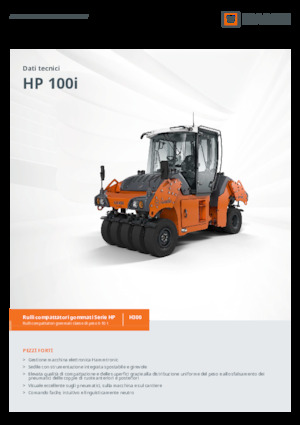 Gumihengerek Hamm HP 100i