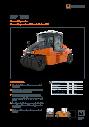 Gumihengerek Hamm HP 180
