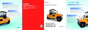 Gumihengerek Sany SPR300C-10