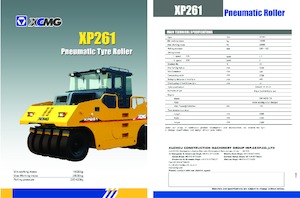 Gumihengerek XCMG XP261