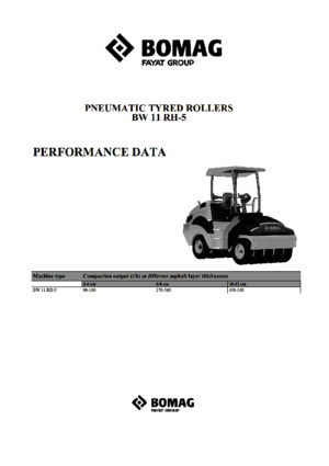 Gumihengerek Bomag BW 11 RH 5