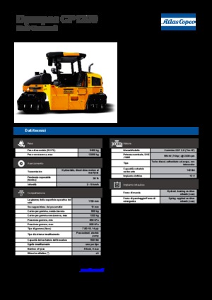 Gumihengerek Dynapac CP 1200