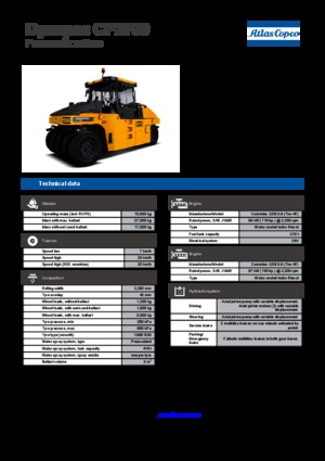 Gumihengerek Dynapac CP 2700