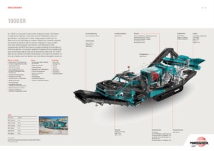 Kőtörmelék ujrahasznostó telepek Powerscreen 1000SR