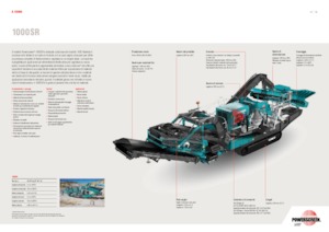 Kőtörmelék ujrahasznostó telepek Powerscreen 1000SR