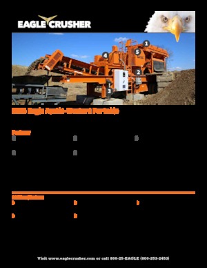 Kőtörmelék ujrahasznostó telepek Eagle Crusher 2036 Eagle