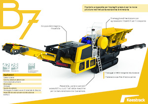 Kőtörmelék ujrahasznostó telepek Keestrack B7