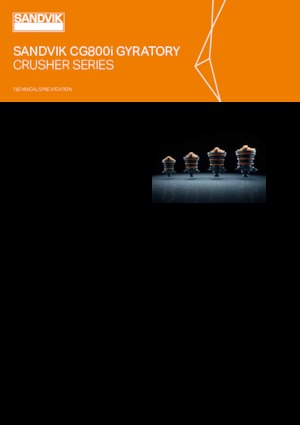 Kőtörmelék ujrahasznostó telepek Sandvik CG820