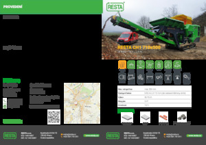 Kőtörmelék ujrahasznostó telepek RESTA CH1
