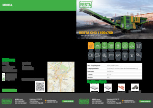 Kőtörmelék ujrahasznostó telepek RESTA CH3