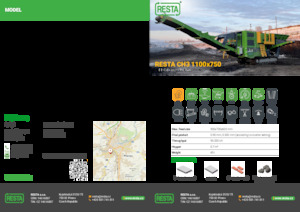 Kőtörmelék ujrahasznostó telepek RESTA CH3