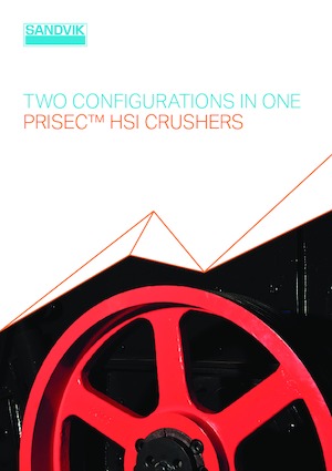 Kőtörmelék ujrahasznostó telepek Sandvik CI712 HSI